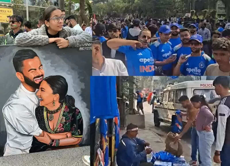 इंदौर में भारत-न्यूजीलैंड वनडे मैच को लेकर दर्शकों में खासा उत्साह, सुरक्षा के पुख्ता इंतजाम