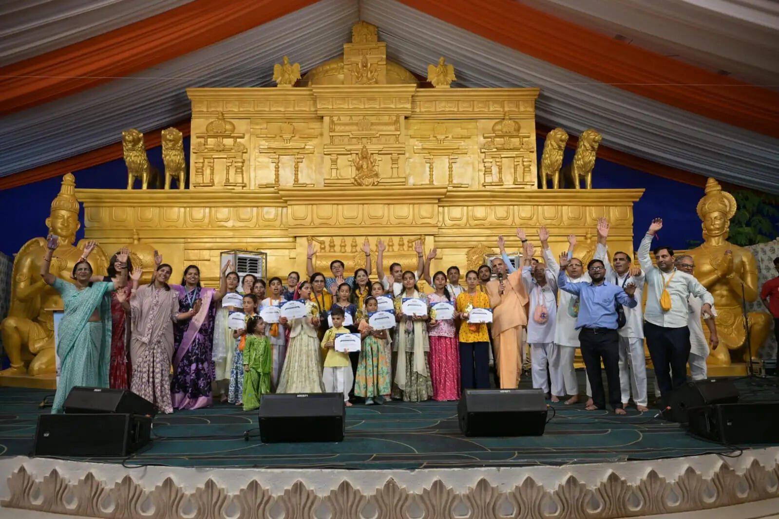 गुप्त वृंदावन धाम में श्रीकृष्ण जन्माष्टमी कार्निवल का भव्य शुभारंभ