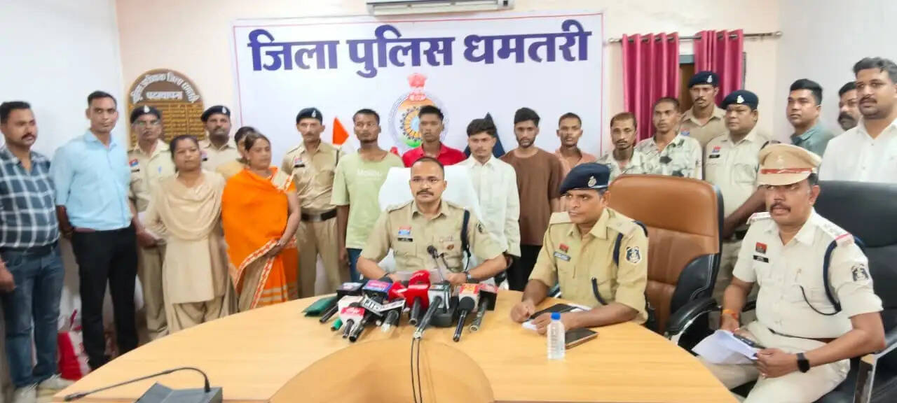धमतरी में संगठित चोर गिरोह का राजफाश, 24 लाख की संपत्ति जब्त, आठ आरोपित गिरफ्तार