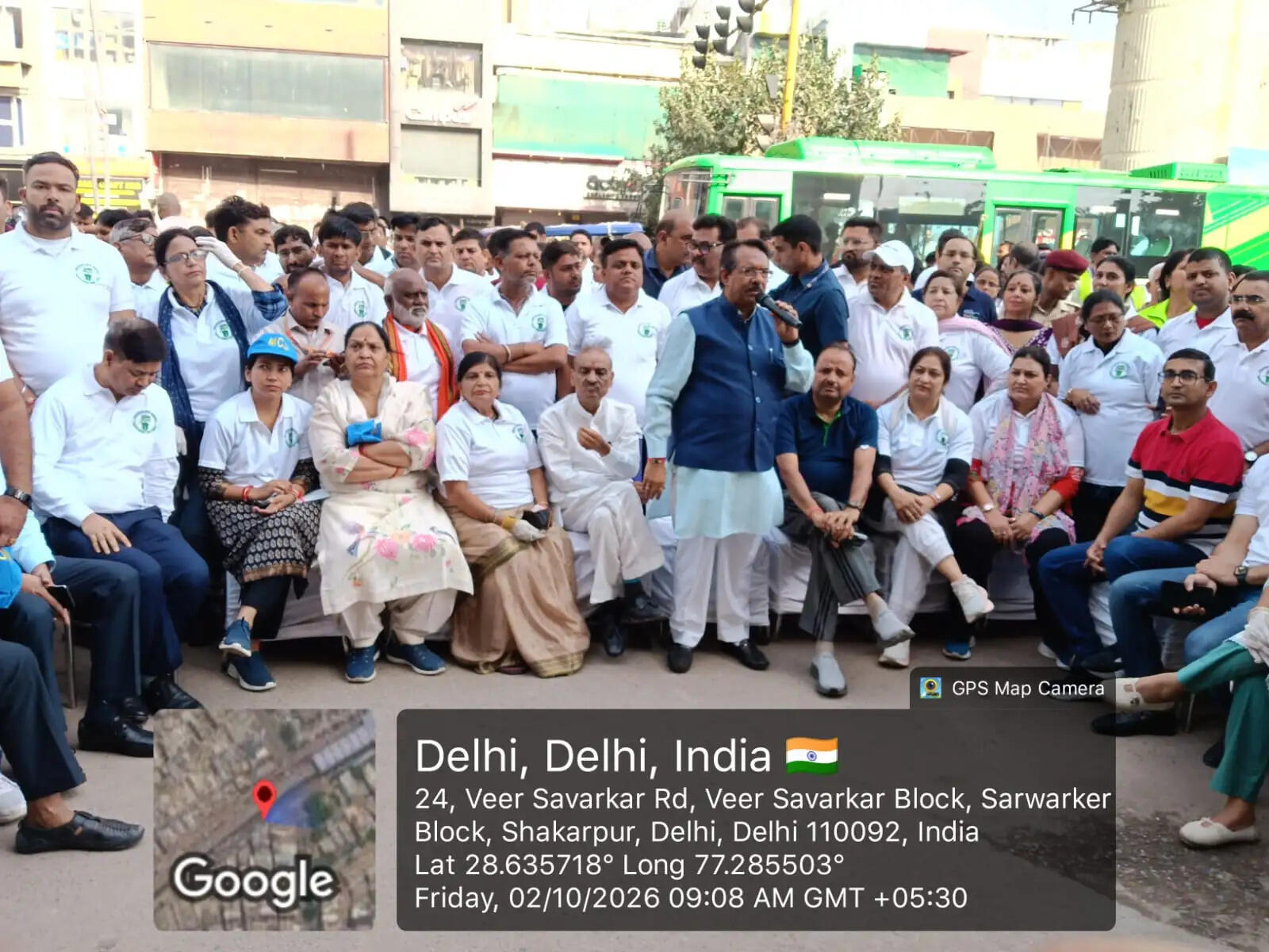 विकास मार्ग पर लक्ष्मी नगर से करकरी मोड़ विशेष सफाई अभियान, 500 से अधिक स्वयंसेवकों ने लिया हिस्सा