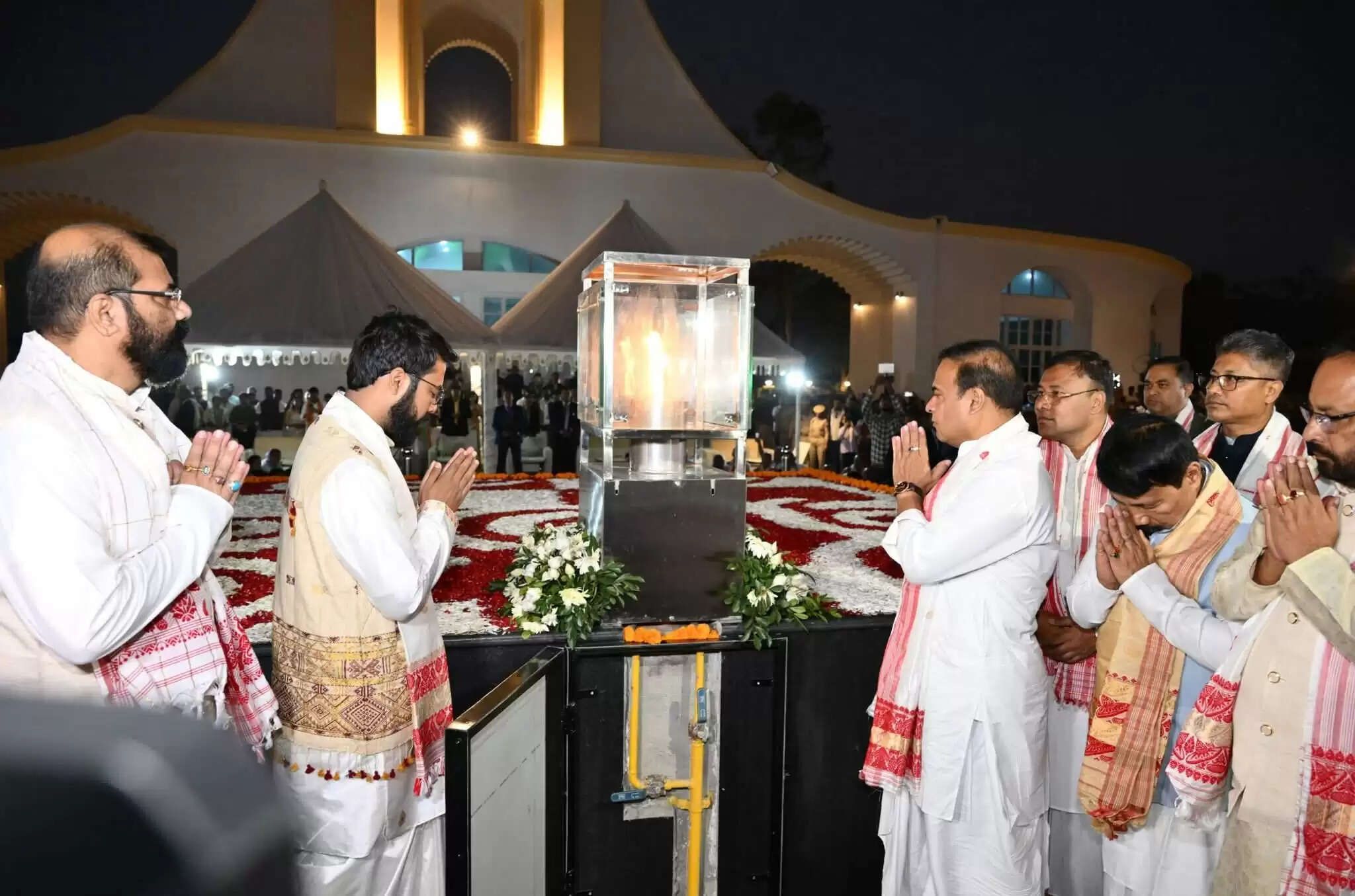 गुवाहाटी में शहीद स्मारक का मुख्यमंत्री ने किया उद्घाटन