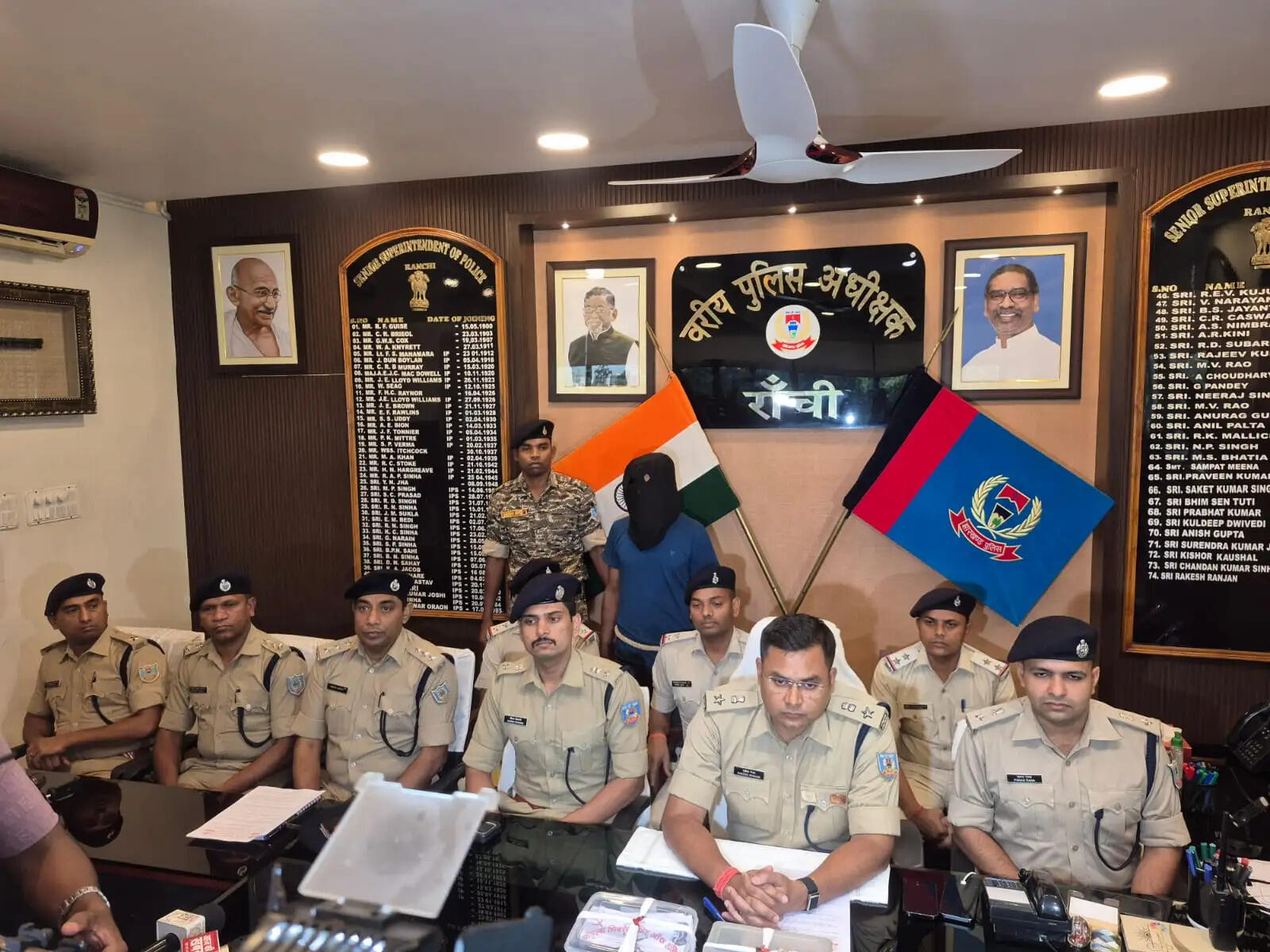 रांची पुलिस ने 10 लाख के इनामी पीएलएफआई के राज्य प्रमुख अमृत होरो को किया गिरफ्तार