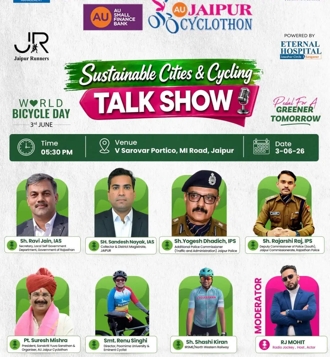 जयपुर में साइक्लिंग को बढ़ावा देने के लिए तीन जून से हाेगी साइक्लोथॉन अभियान की &nbsp;शुरुआत