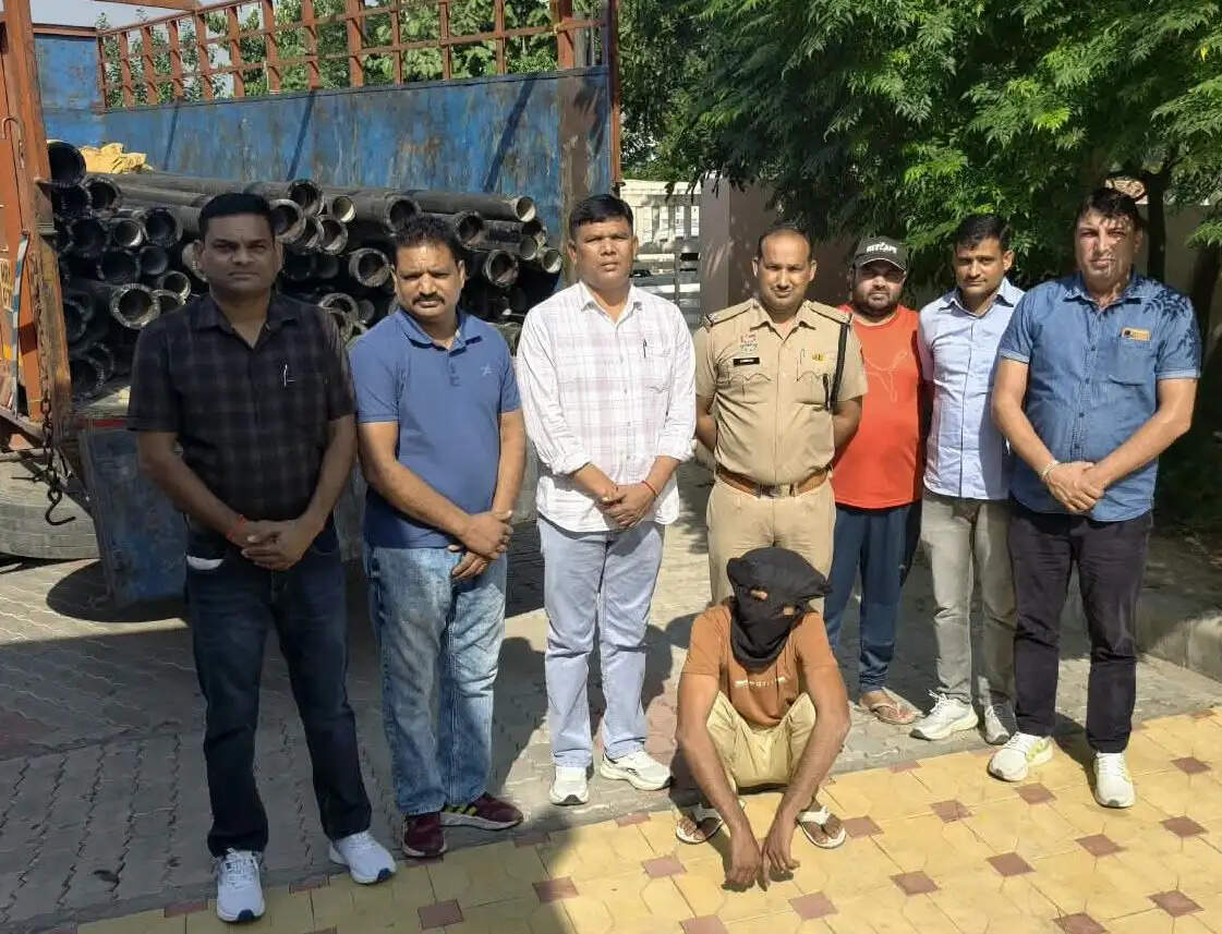 कैथल: सरकारी पाइपलाइन चोरी के आरोपी गिरफ्तार, 110 पाइप बरामद