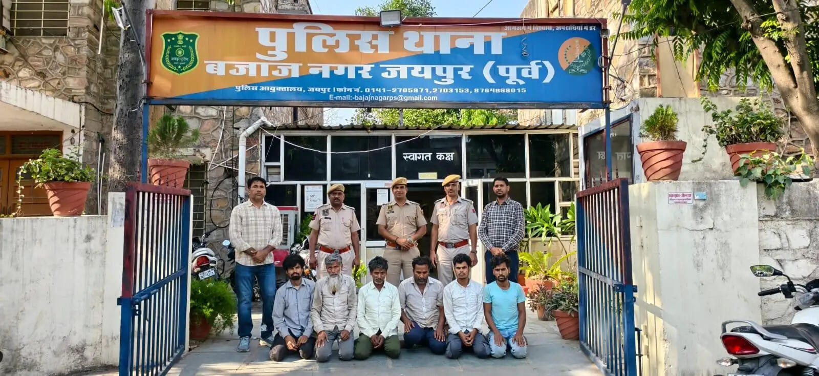 बीएसएनएल के तार काटने वाले अंतरराज्यीय गिरोह छह शातिर गिरफ्तार