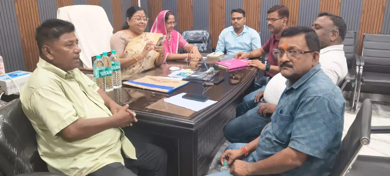 नप की सशक्त स्थायी समिति की बैठक में विकास योजनाओं के कार्यान्वयन पर बल