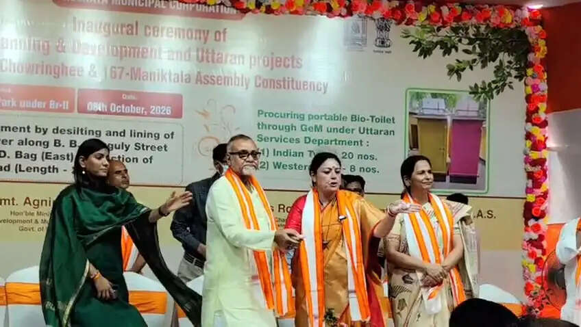 कोलकाता में जलजमाव की समस्या दूर करने को 2.2 किलोमीटर पुराने नाले का जीर्णोद्धार, अग्निमित्रा पाल ने किया शिलान्यास