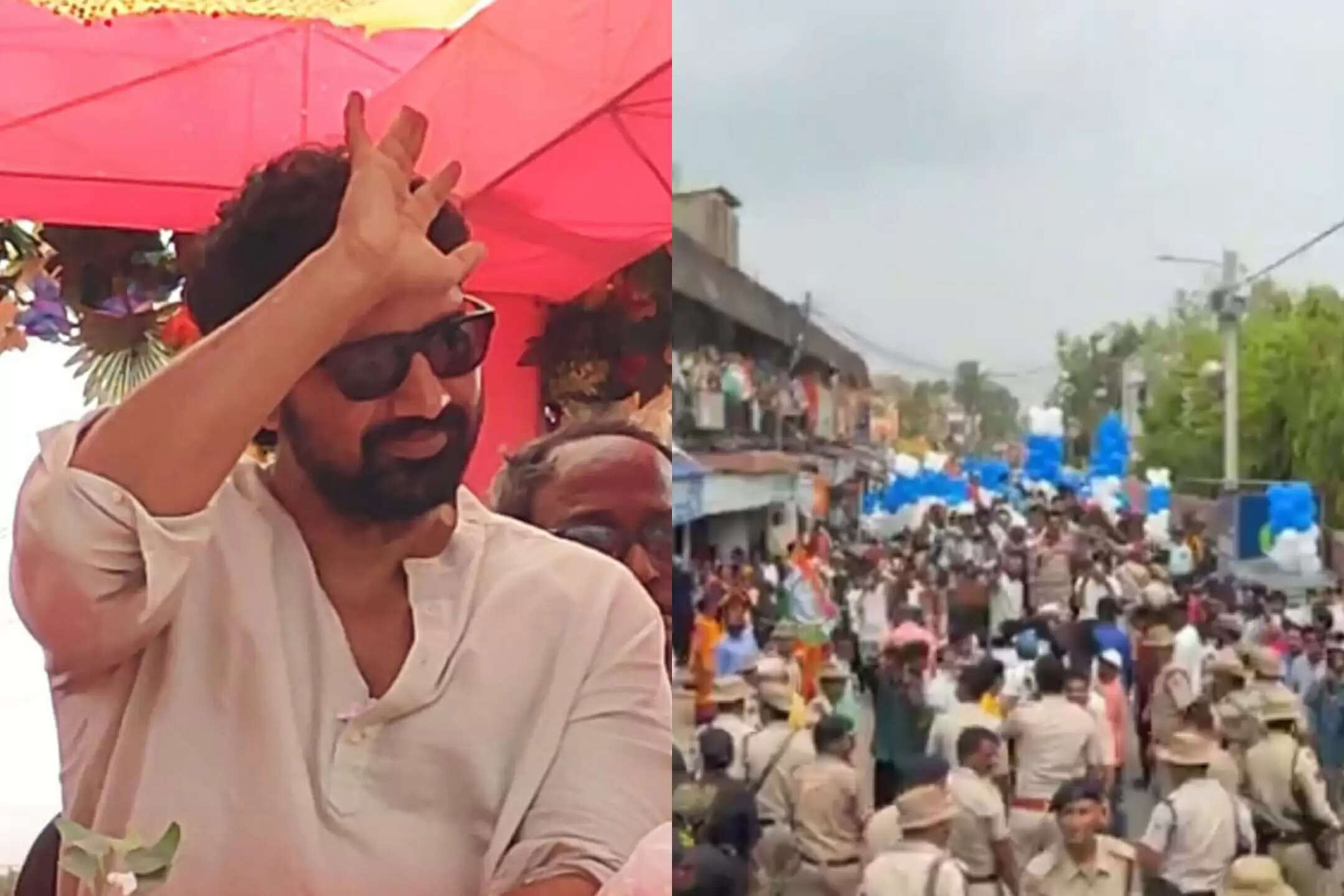 चुनाव 26 : दांतन में देव का रोड शो, मानिक माइती के लिए मांगे वोट