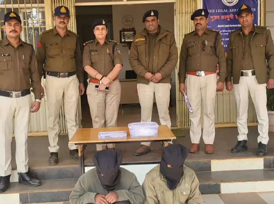 आगरमालवाः जैन मंदिर में हुई चोरी का खुलासा, दो गिरफ्तार