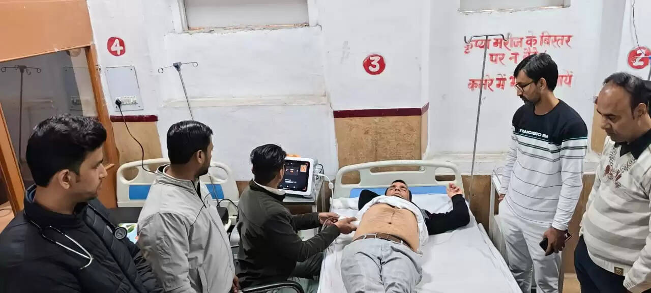 मंडल रेल चिकित्सालय मुरादाबाद में 100 रेलवे लाभार्थियों का हुआ फाइब्रो स्कैन