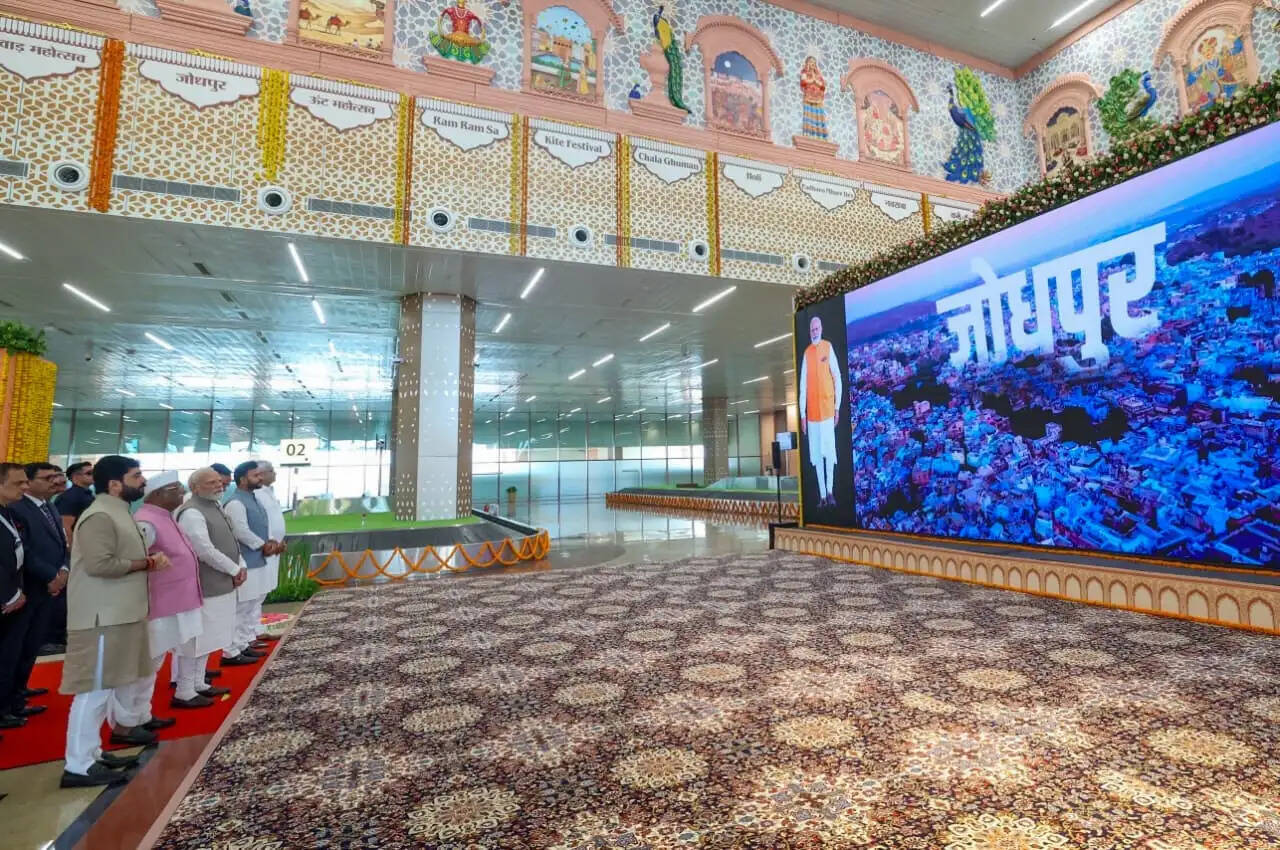 (अपडेट) प्रधानमंत्री ने जोधपुर एयरपोर्ट के नए टर्मिनल भवन का किया उद्घाटन