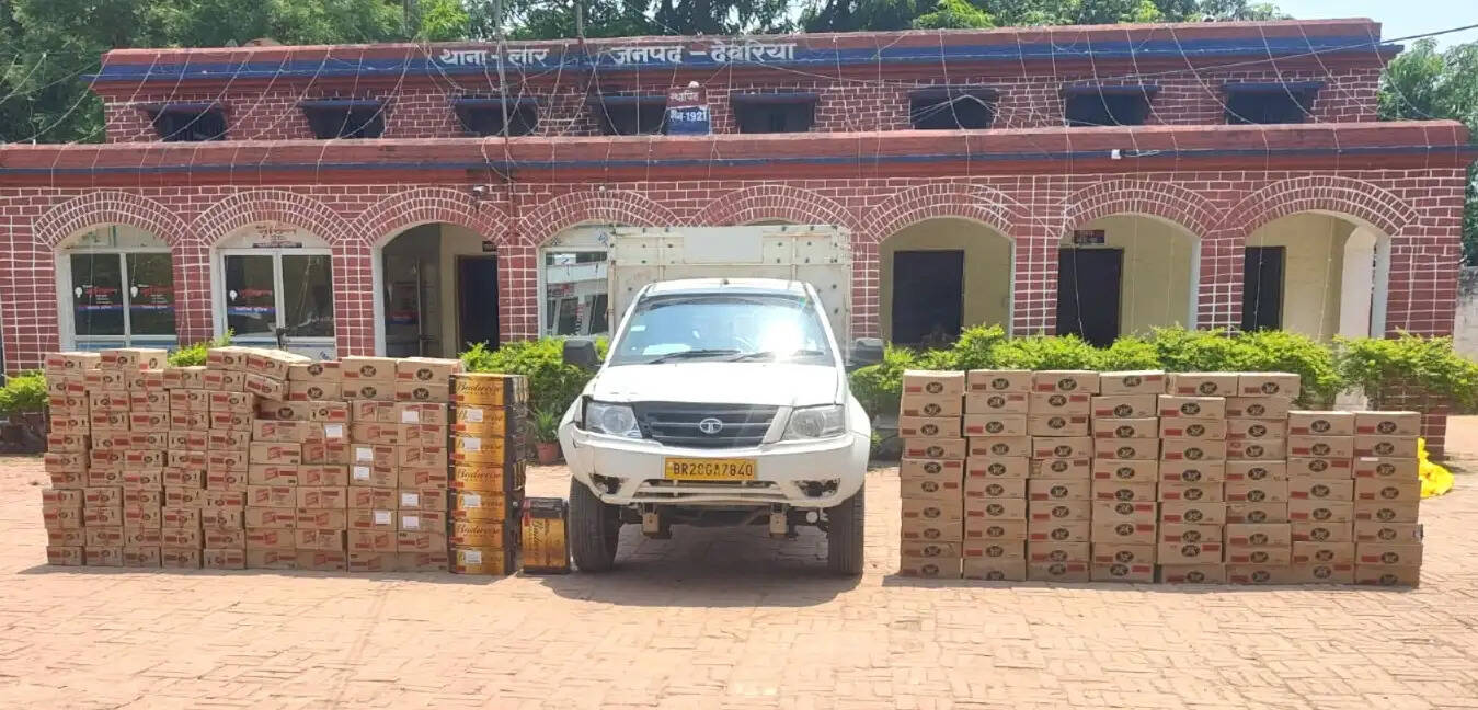 बिहार ले जाई जा रही भारी मात्रा में अवैध शराब बरामद, लार पुलिस की बड़ी कार्रवाई