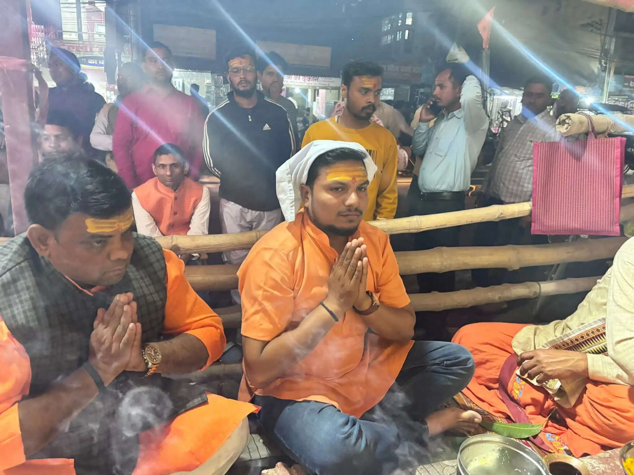 छपरा में मंडप पूजन के साथ रामनवमी शोभा यात्रा का तैयारी शुरू