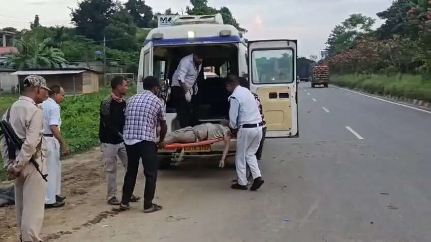 सड़क हादसे में एक व्यक्ति की मौत, दो घायल