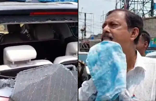 आईएसएफ उम्मीदवार अराबुल इस्लाम की कार पर हमला, आरोप तृणमूल पर