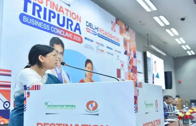 'डेस्टिनेशन त्रिपुरा बिजनेस समिट' पूर्वोत्तर के विकास की नई कहानी के तौर पर उभरा : संताना चकमा