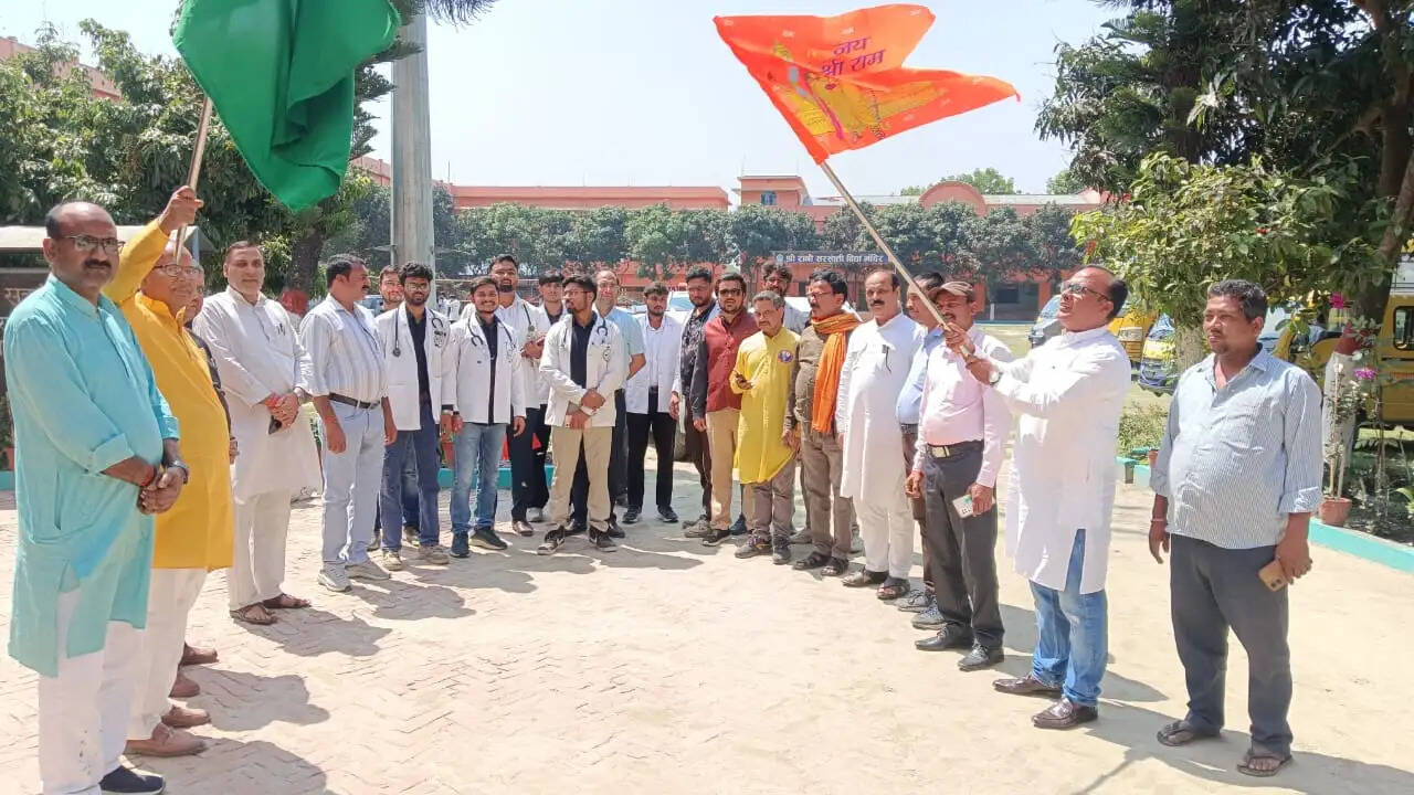 नेशनल मेडिकल आर्गेनाइजेशन ने निकाली मां जानकी सेवा शिविर यात्रा