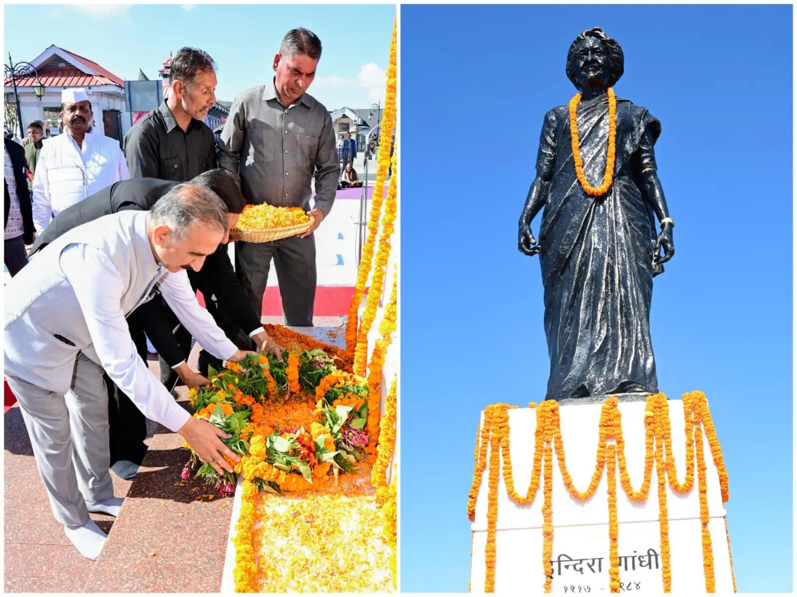 राष्ट्र निर्माण में इंदिरा गांधी और सरदार पटेल का योगदान अतुलनीय: मुख्यमंत्री