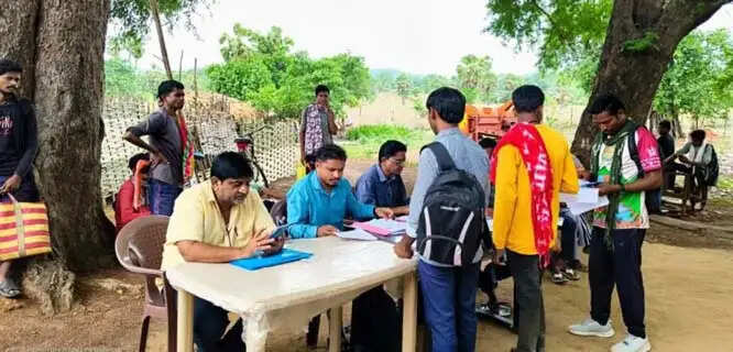 सुकमा में प्रधानमंत्री आवास हितग्राहियों के लिए लगा विशेष शिविर