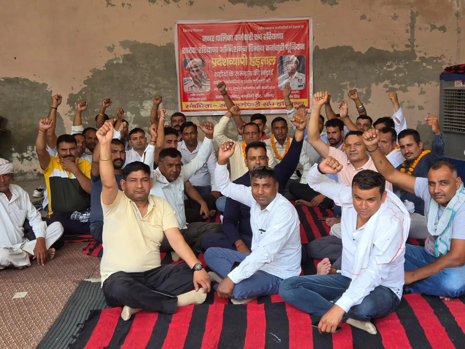 जींद : 26 दिन में आग की 600 घटनाएं, कर्मचारी हड़ताल पर