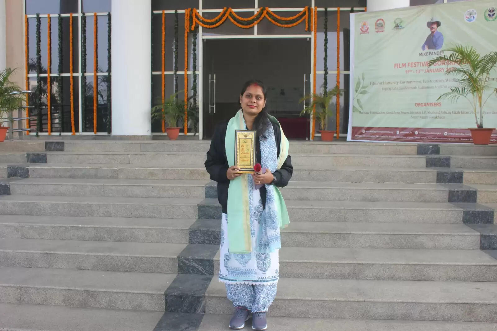 पर्यावरण फिल्म महोत्सव में डॉ. प्रियंका भारती ‘पृथ्वी मित्र पुरस्कार’ से सम्मानित