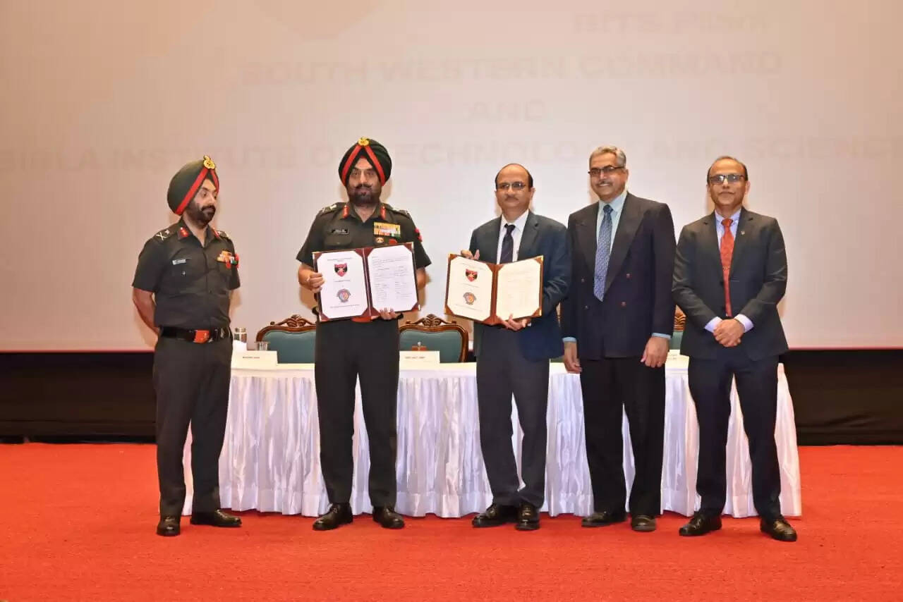 सप्त शक्ति कमांड और बिट्स पिलानी के बीच अनुसंधान एवं तकनीकी नवाचार हेतु रणनीतिक साझेदारी