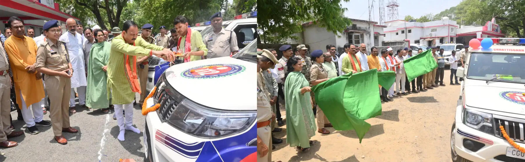 स्वास्थ्य मंत्री जायसवाल ने डायल-112 नेक्स्ट जेन सेवा को दिखाई हरी झंडी