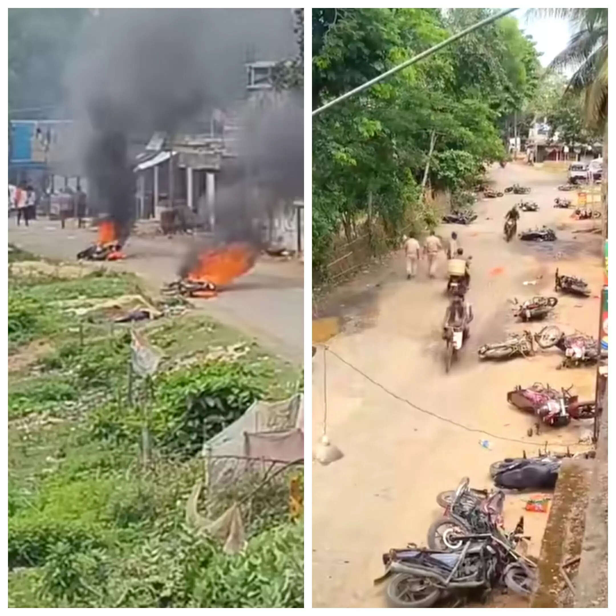 दांतन में भाजपा की रैली पर हमला, 54 घायल