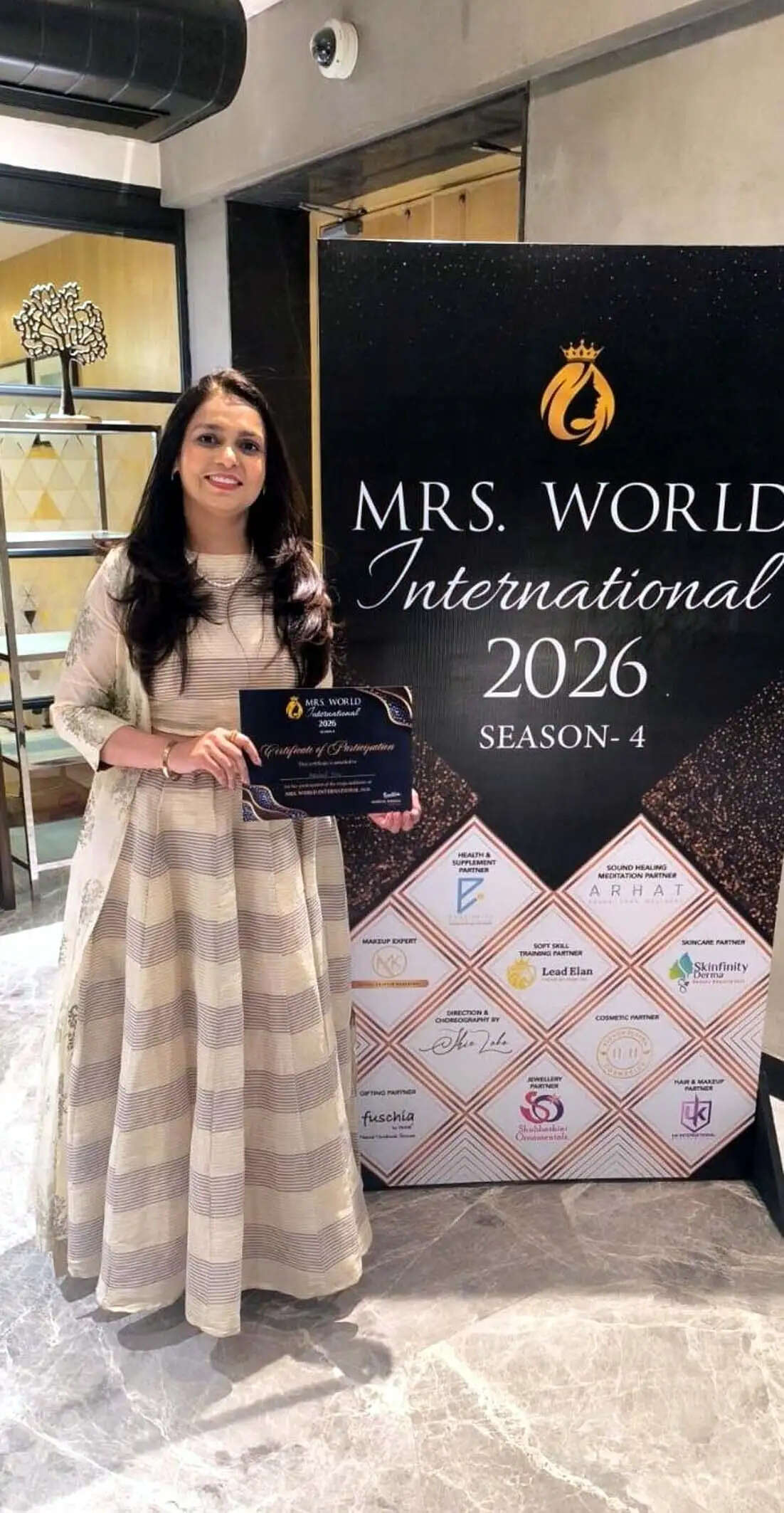 हिसार : गुरु जम्भेश्वर विवि की डॉ. कालिंदी देव मिसेज वर्ल्ड इंटरनेशनल 2026 के ग्रैंड एडिशन में फाइनलिस्ट बनी