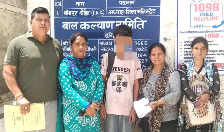 बालक को सकुशल किया रेस्क्यू