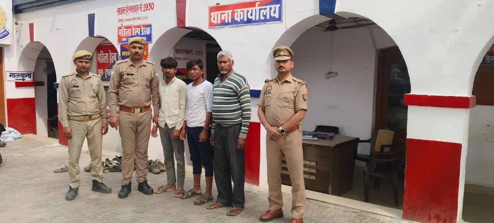 जानलेवा हमले के पांच अभियुक्त गिरफ्तार