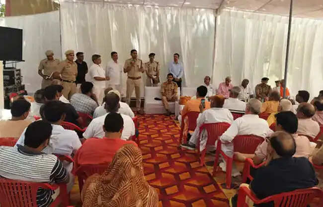 नारनाैल: व्यापारियों की सुरक्षा सर्वोच्च प्राथमिकता,समस्या पर मिलेगा तत्काल समाधान: एसपी दीपक