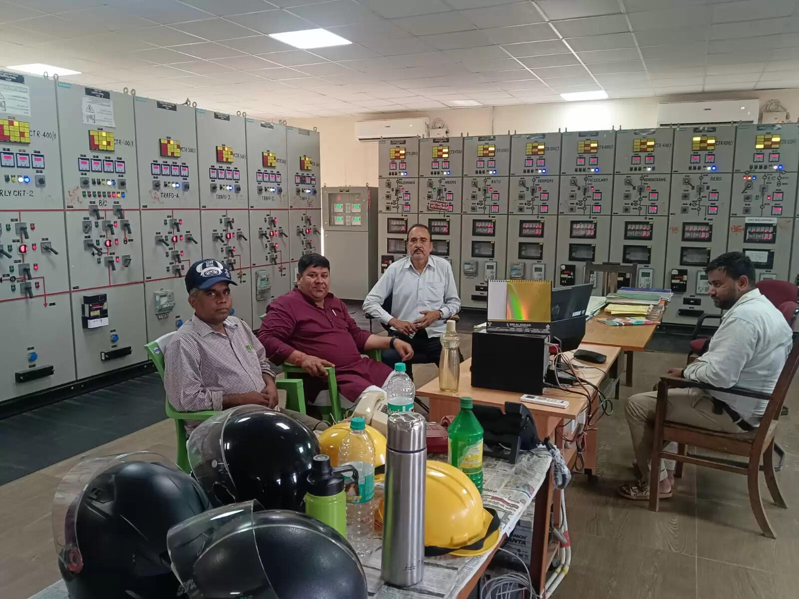 झारखंड ऊर्जा विकास श्रमिक संघ के अध्यक्ष ने किया ग्रिड स्टेशनों का निरीक्षण