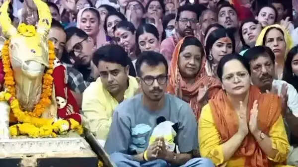 (अपडेट)&nbsp;उज्जैन&nbsp;बाबा&nbsp;महाकाल के दरबार में पहुंचे भारतीय&nbsp;क्रिकेटर युजवेंद्र चहल, भस्म आरती में हुए शामिल