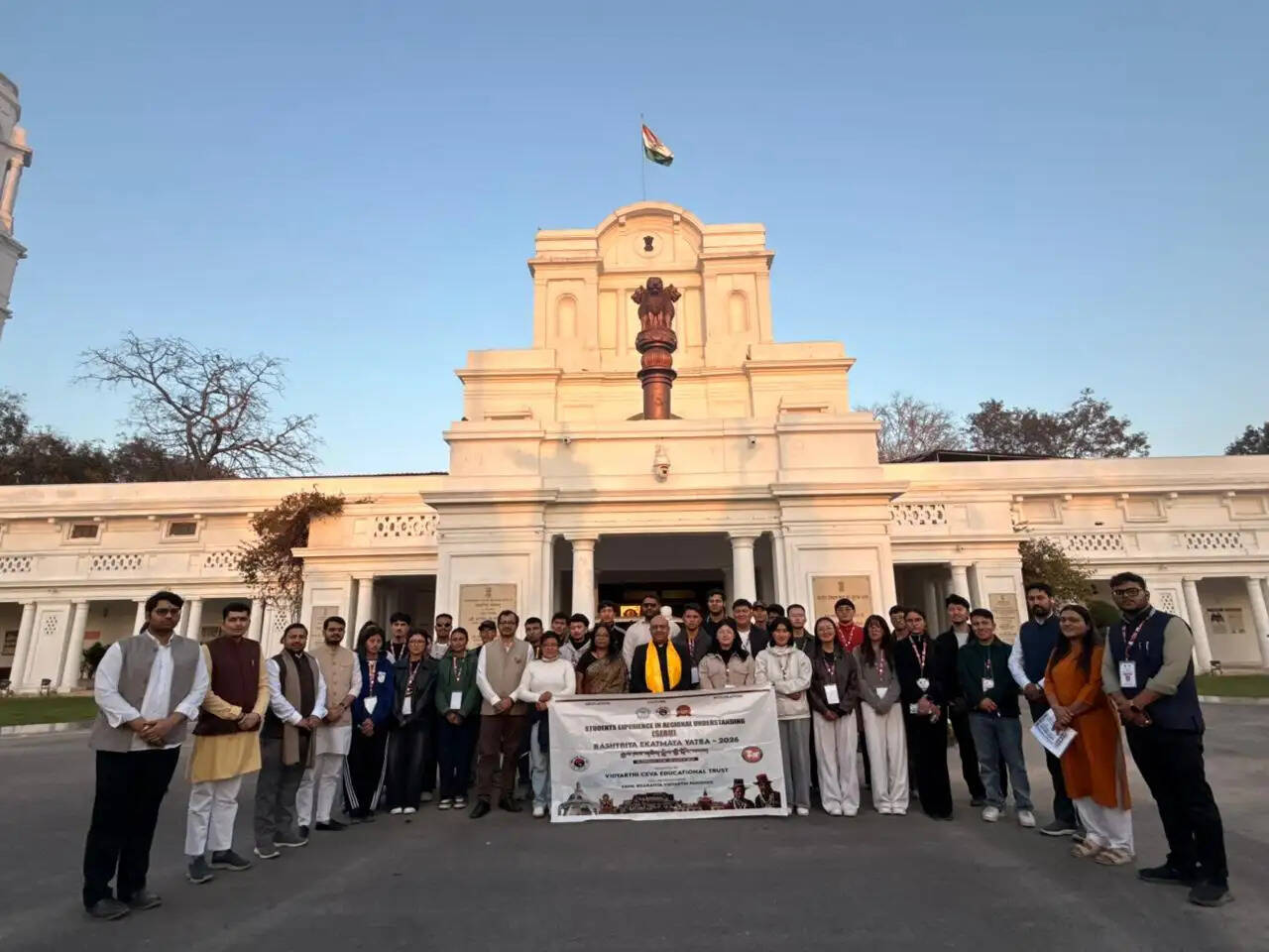 अभाविप की एसईआरयू यात्रा: दिल्ली में हुआ लद्दाख के युवाओं का स्वागत