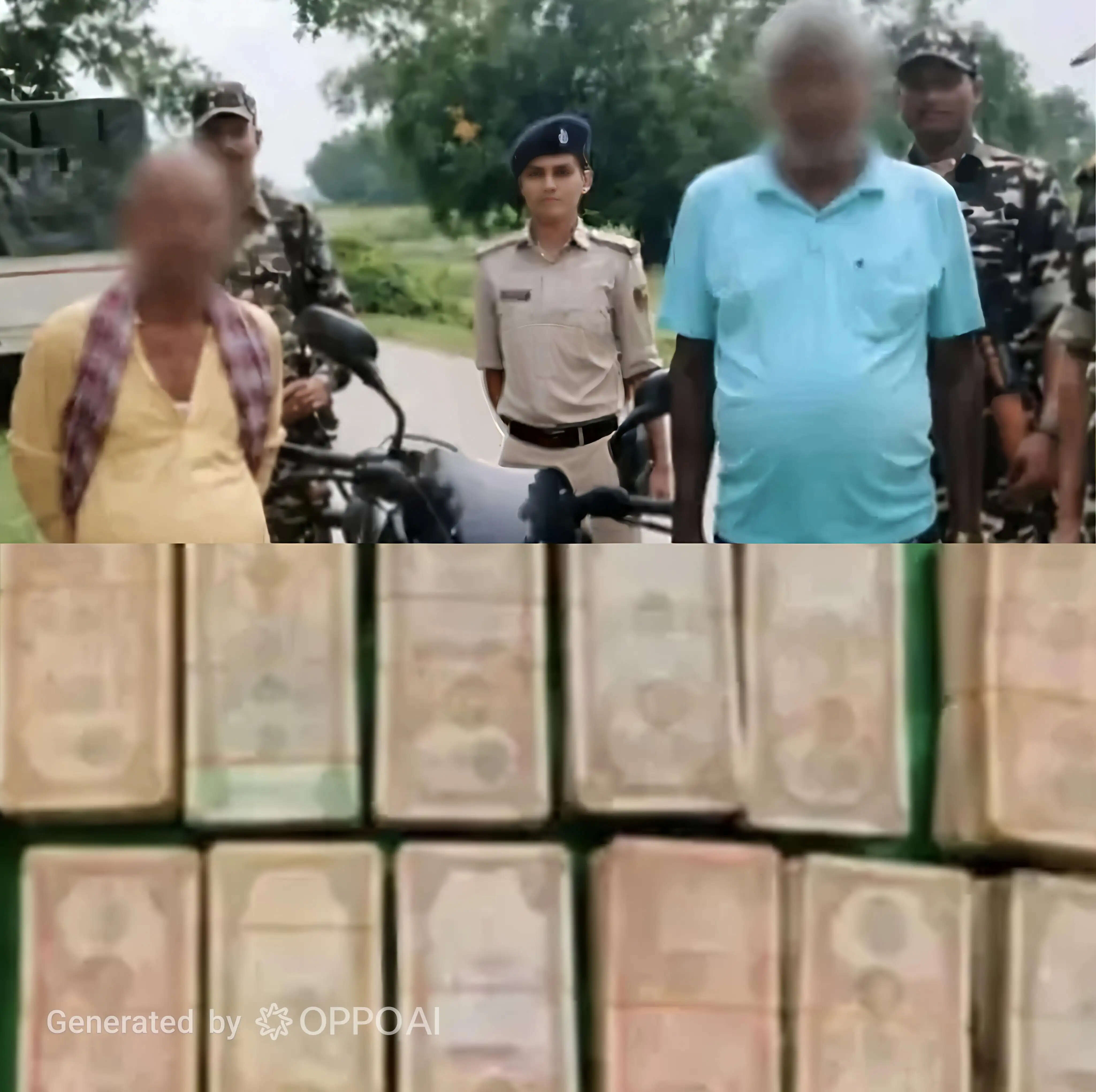 भारत-नेपाल सीमा पर 4 लाख नेपाली करेंसी के साथ दो गिरफ्तार