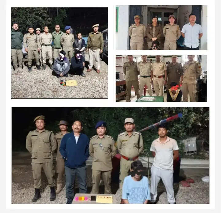 लोअर सियांग पुलिस का नशे के खिलाफ अभियान तेज, पांच गिरफ्तार