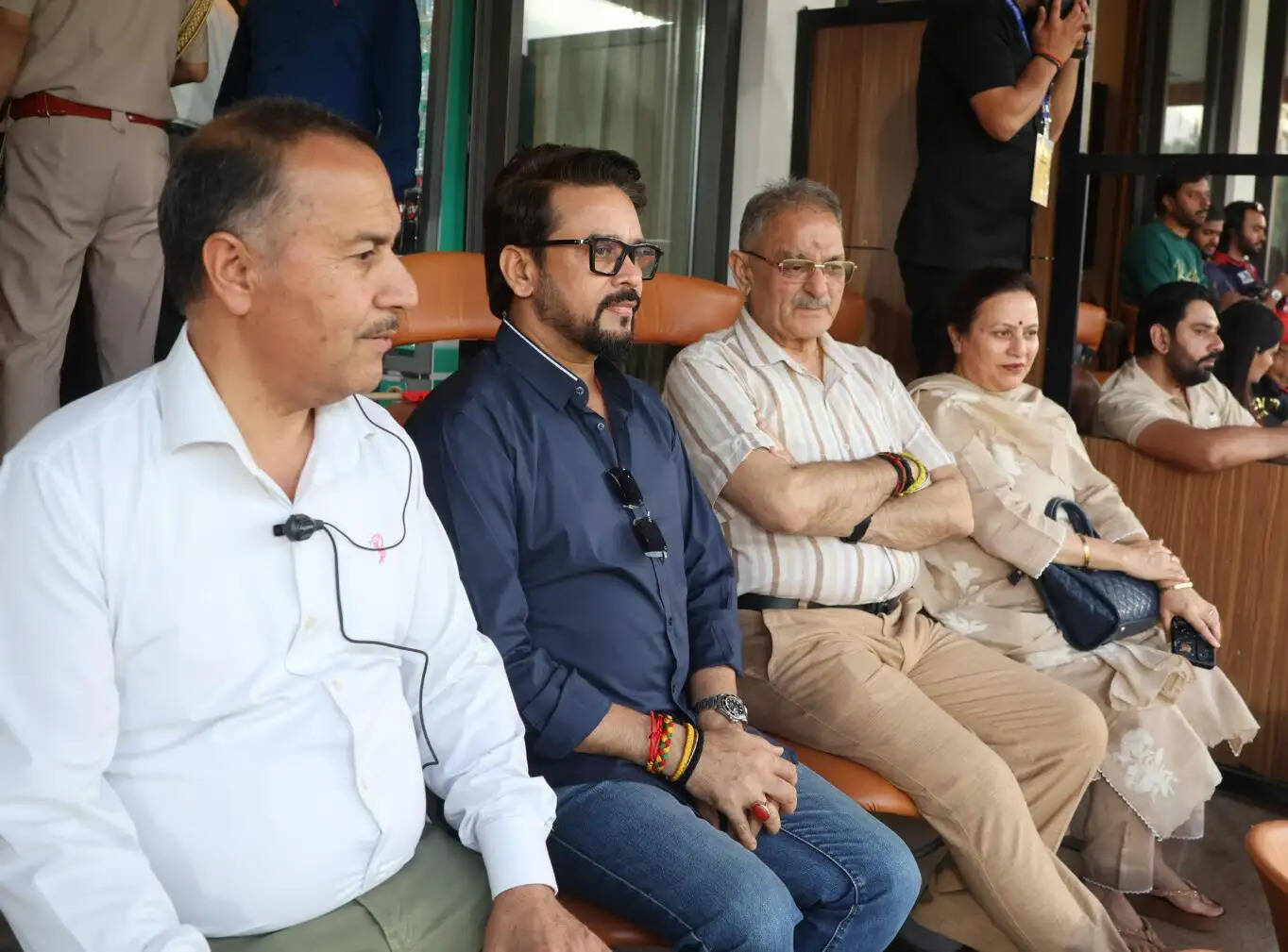 धर्मशाला में राज्यपाल ने भी लिया आईपीएल मुकाबले का आनंद