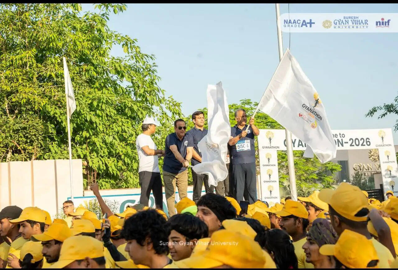 ज्ञानाथॉन 2026 में दौड़ा जयपुर: 1600 से अधिक प्रतिभागियों ने दिया फिटनेस का संदेश