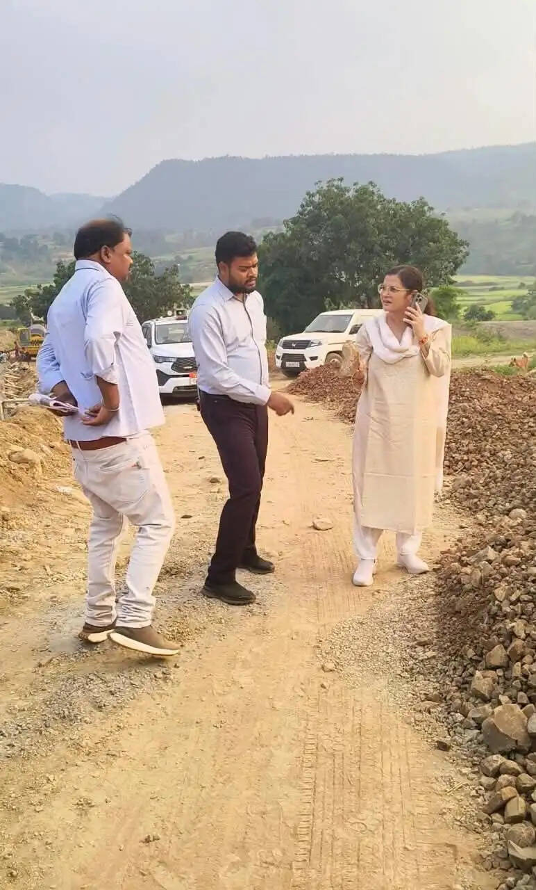 शंकरगढ़ में कलेक्टर का 10 घंटे का दौरा, खामियां मिलने पर रुकवाया सड़क निर्माण; आंगनबाड़ी कार्यकर्ता का मानदेय रोका