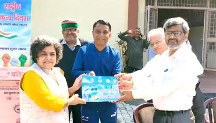 राष्ट्रीय एकता दिवस पर गुरुकुल कांगड़ी में निकली ‘रन फॉर यूनिटी