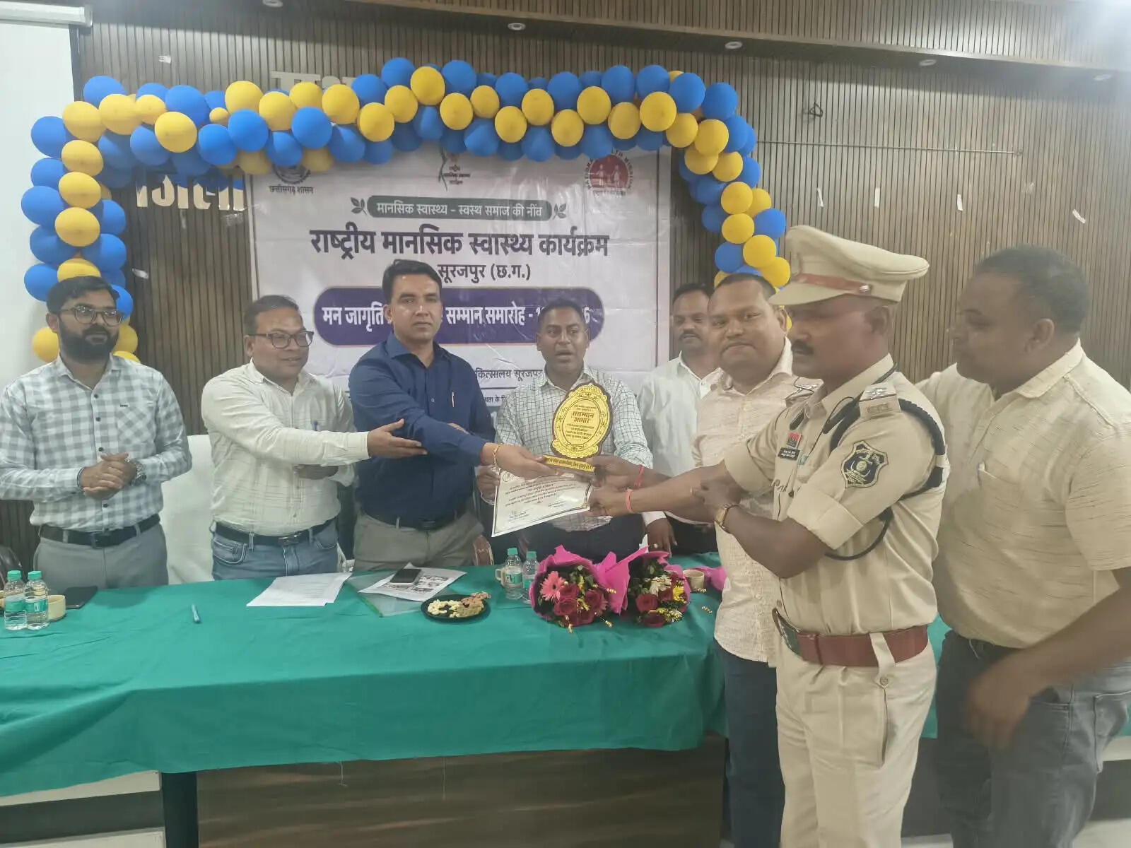 मन जागृति अभियान के तहत मानसिक स्वास्थ्य पर जागरूकता कार्यक्रम, सहयोगी संस्थाएं सम्मानित