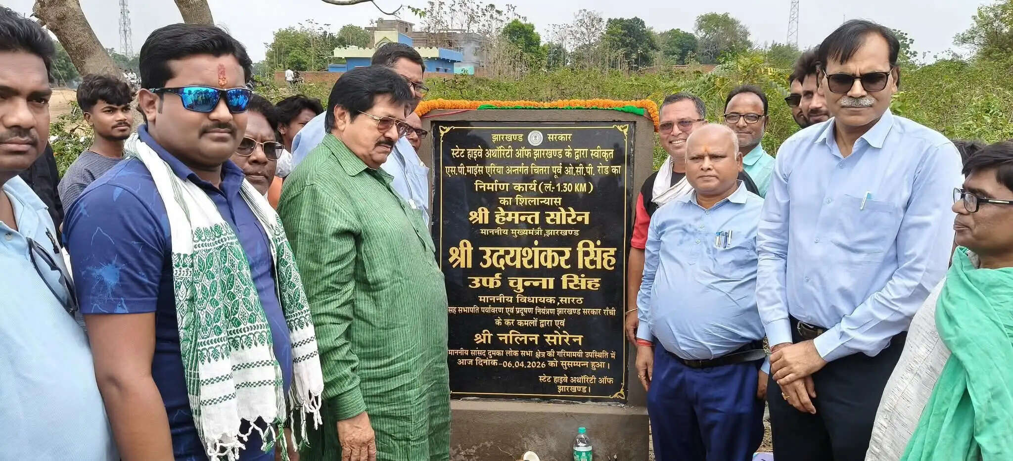 विधायक ने किया 6.67 करोड़ की लागत से बनने वाले बाईपास सडक का शिलान्यास