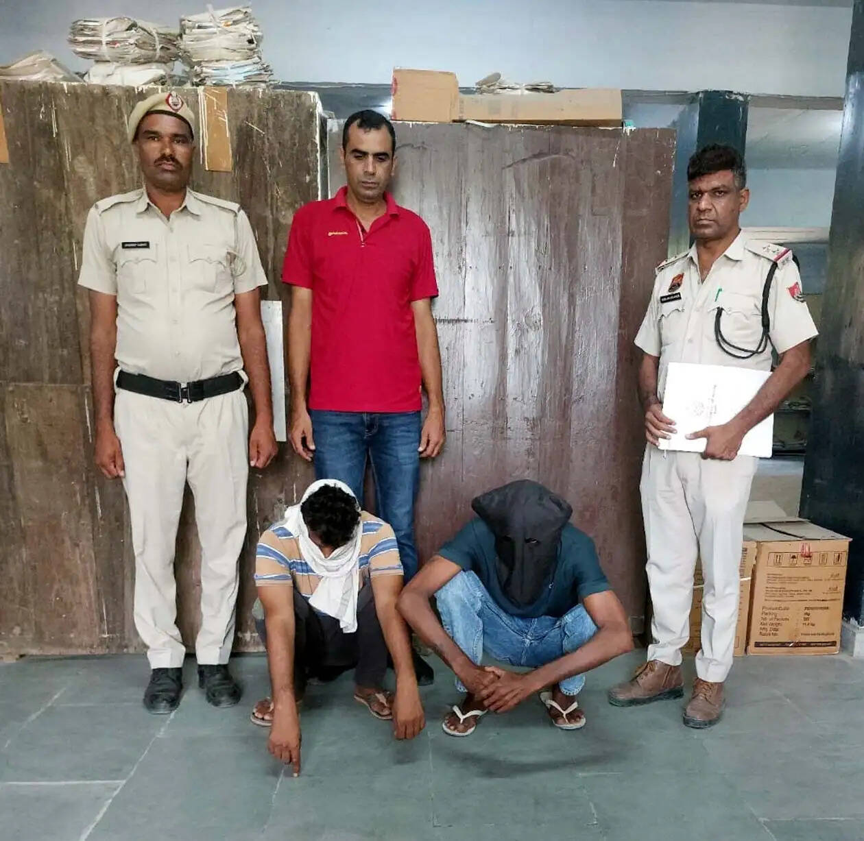 हिसार : पांच लाख की रंगदारी मांगने पर दो गिरफ्तार
