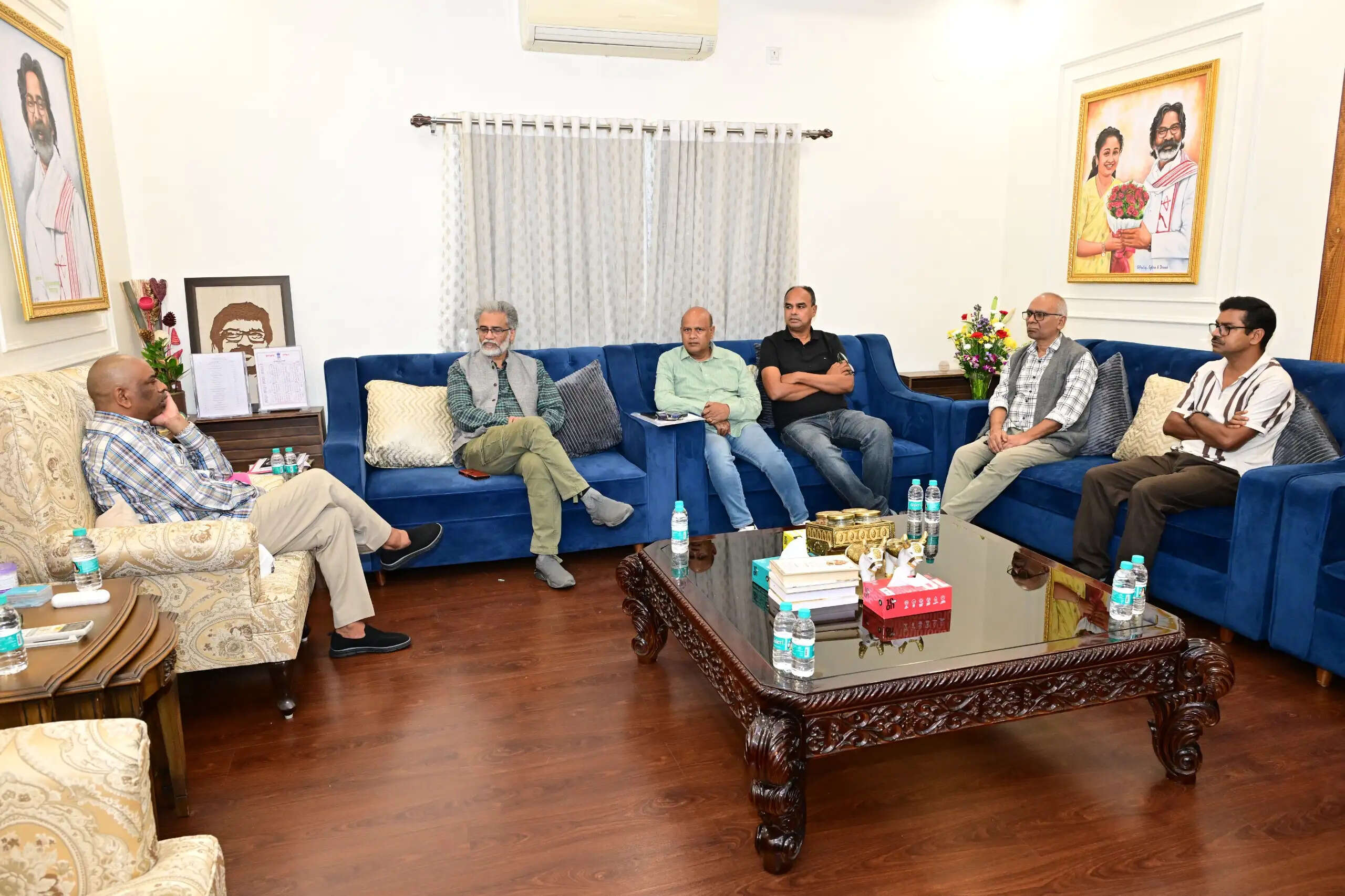 मुख्यमंत्री से भाकपा माले के राष्ट्रीय सचिव दीपांकर भट्टाचार्य ने की मुलाकात