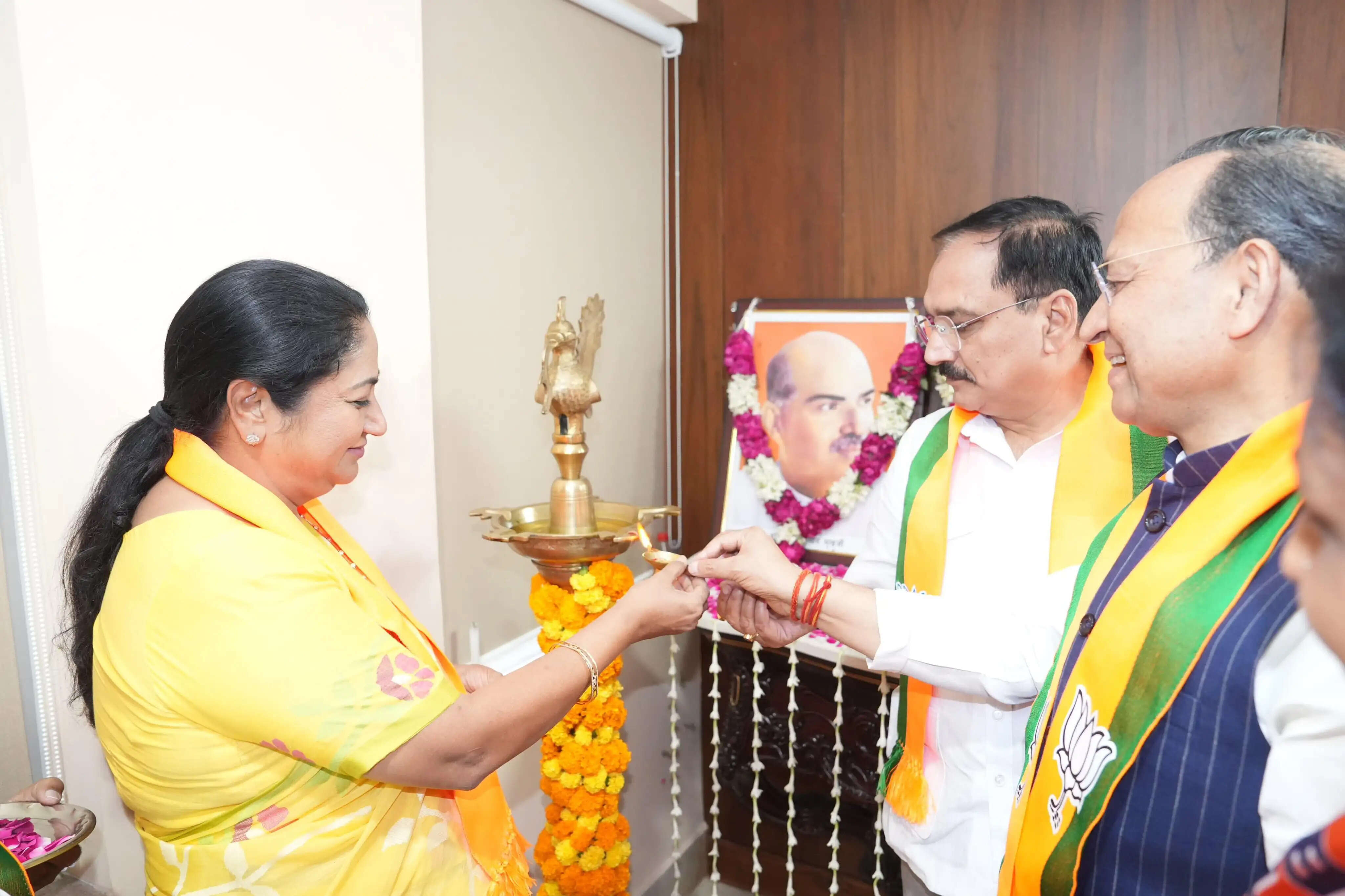 मुख्यमंत्री भाजपा के 47वें स्थापना दिवस के अवसर कार्यक्रम में हुई शामिल