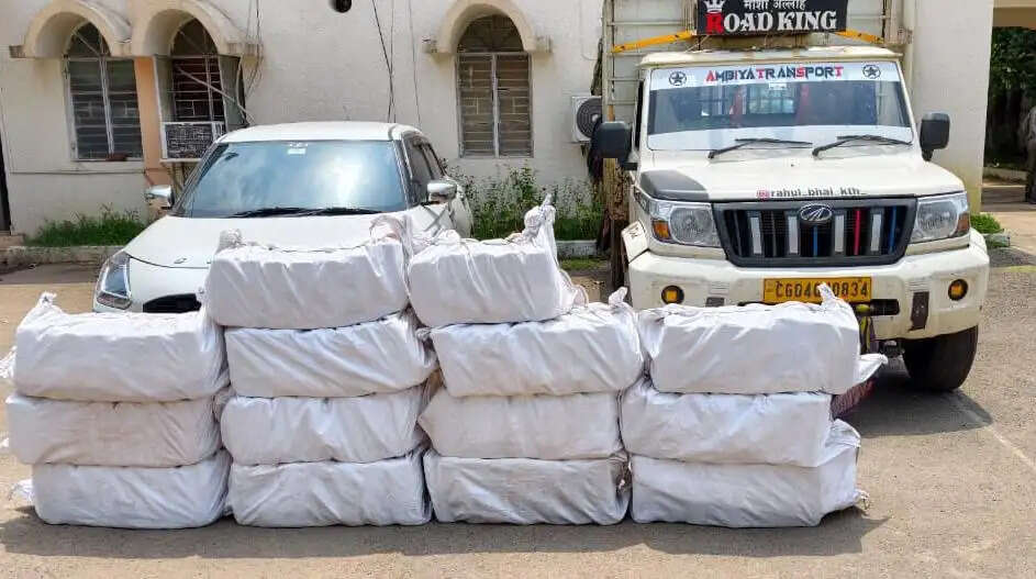 चार वर्षों की सबसे बड़ी कार्रवाई: धमतरी पुलिस ने 2.60 करोड़ का गांजा पकड़ा, पांच तस्कर गिरफ्तार