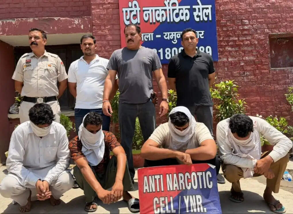 यमुनानगर:यूपी-हरियाणा बॉर्डर पर नशे की बड़ी खेप पकड़ी, मेडिकल स्टोर संचालक समेत चार गिरफ्तार