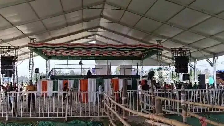 अभिषेक बनर्जी की जनसभा को लेकर तैयारियां जोरों पर