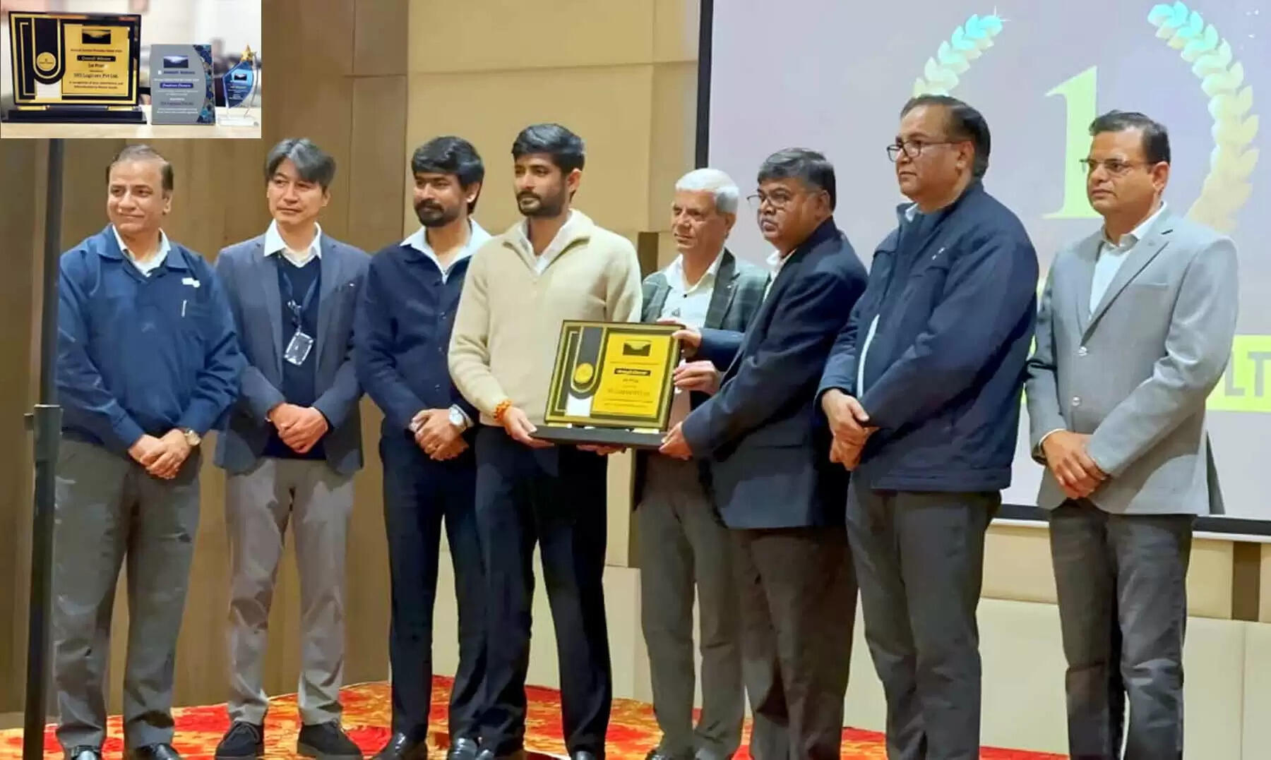 गुरुग्राम: एनुअल सर्विस प्रोवाइडर मीट 2025 में एसआरएस लॉजिकेयर ने तीन अवॉर्ड जीते